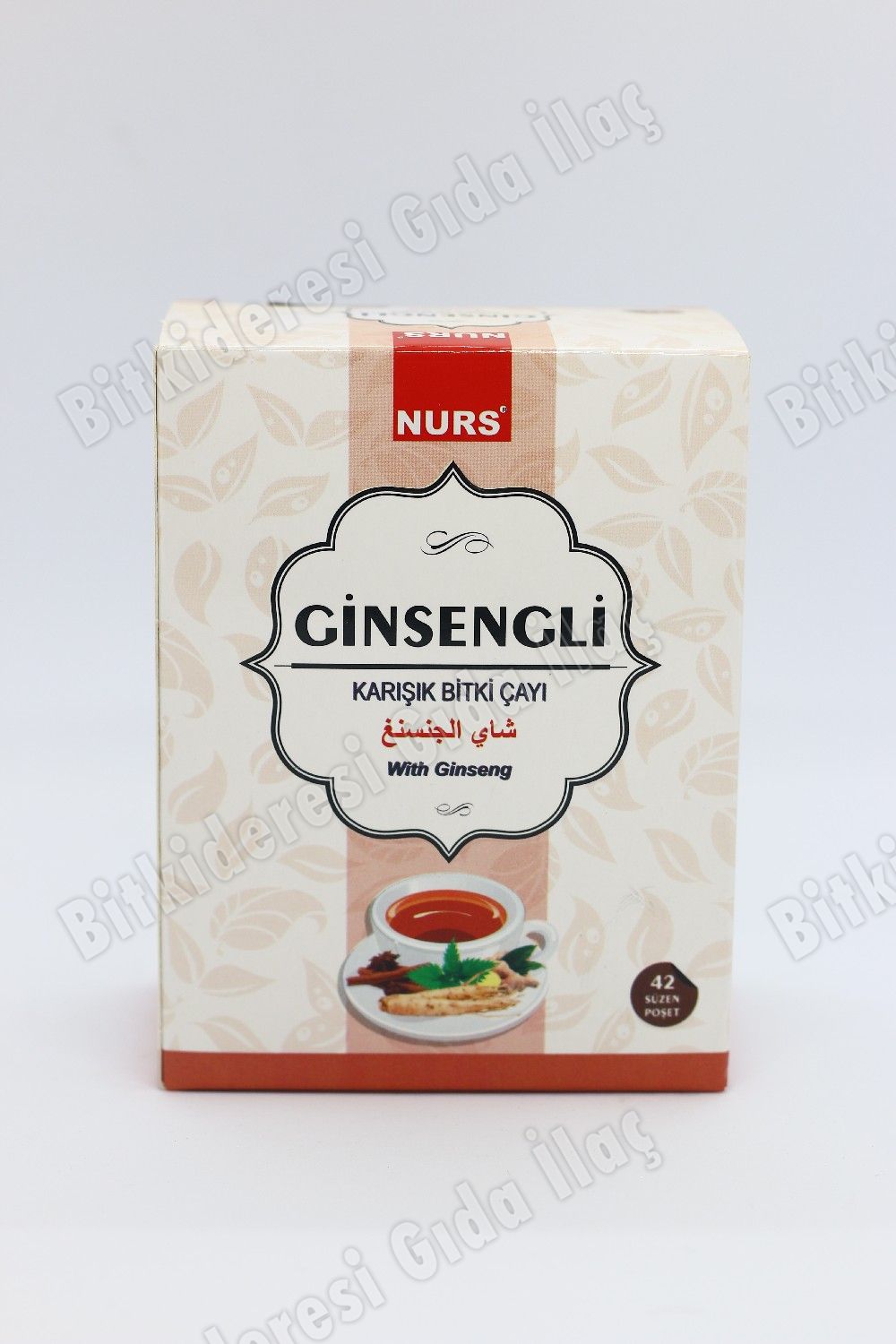 Ginsengli Çay 42 Süzen Poşet - Nurs